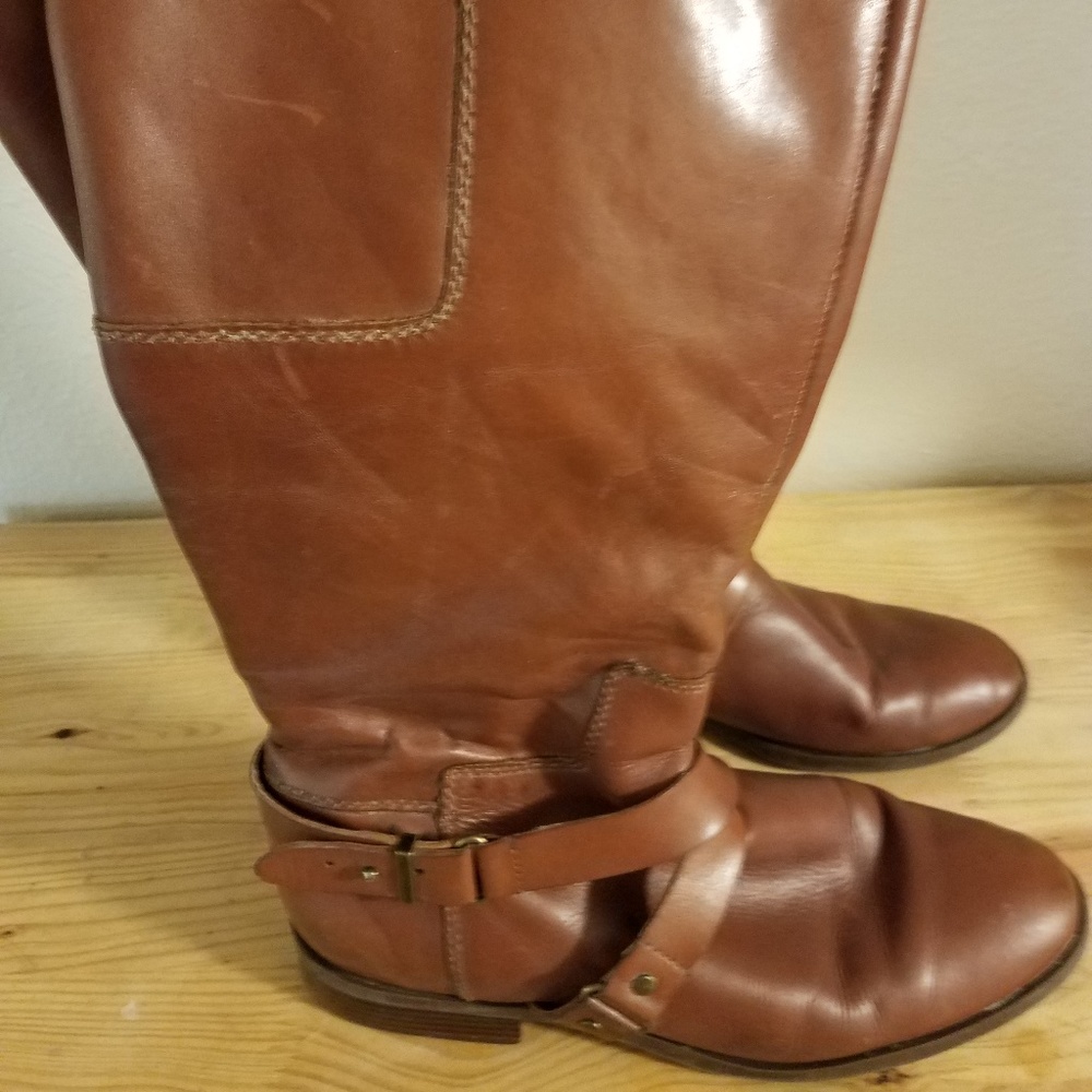 Nine West Leather Boots - Women's 9